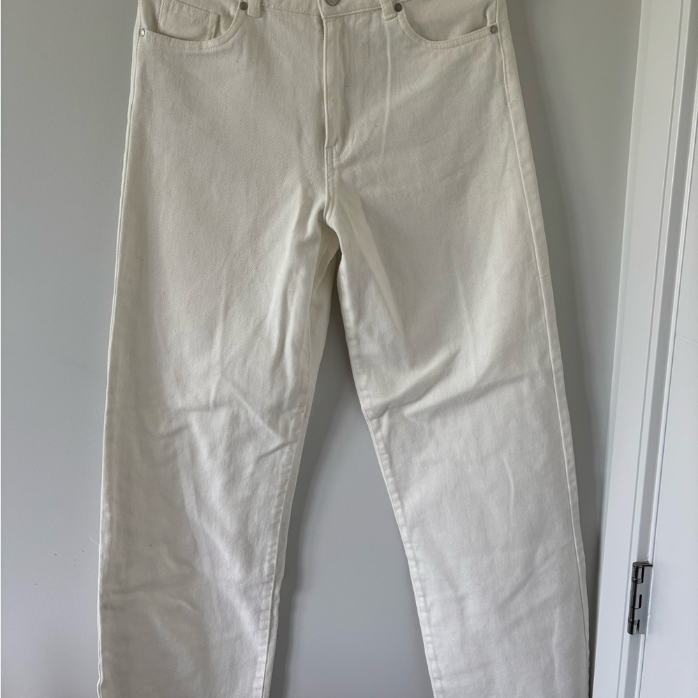Urban Planet White Straight Leg Jeans Classic Style